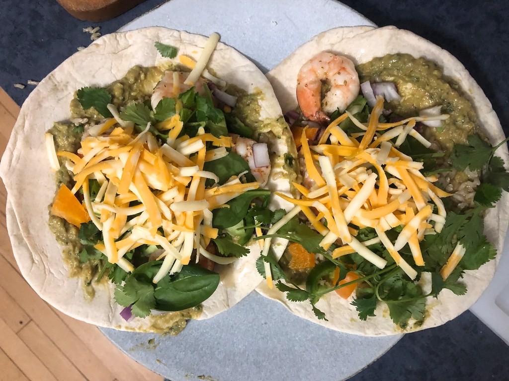 Shrimp Macha Taco
